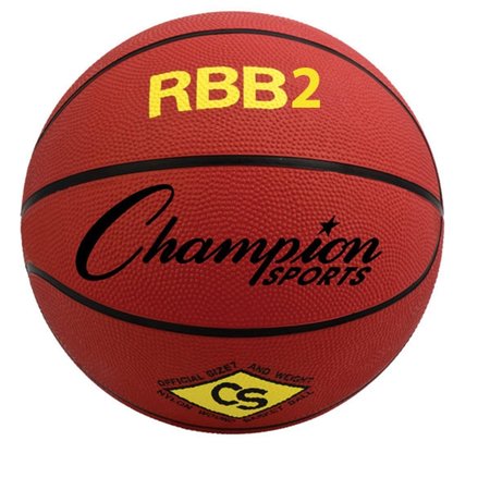 PERFECTPITCH 27.5 in. Pro Rubber Basketball, Red PE51468